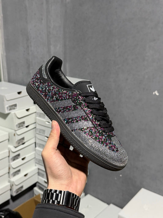 Adidas Originals Wmns Vegan Samba OG 'Crystal Black Rhinestones'  IG1024