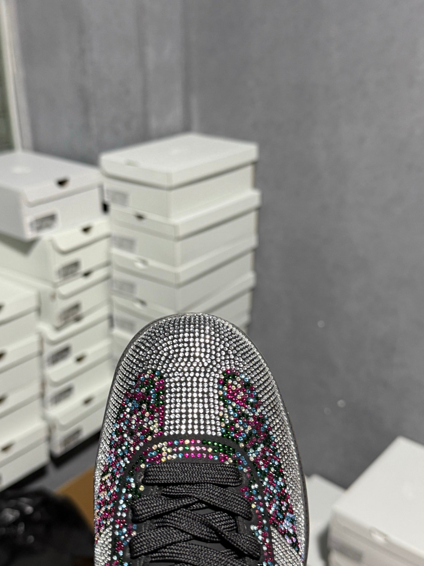 Adidas Originals Wmns Vegan Samba OG 'Crystal Black Rhinestones'  IG1024