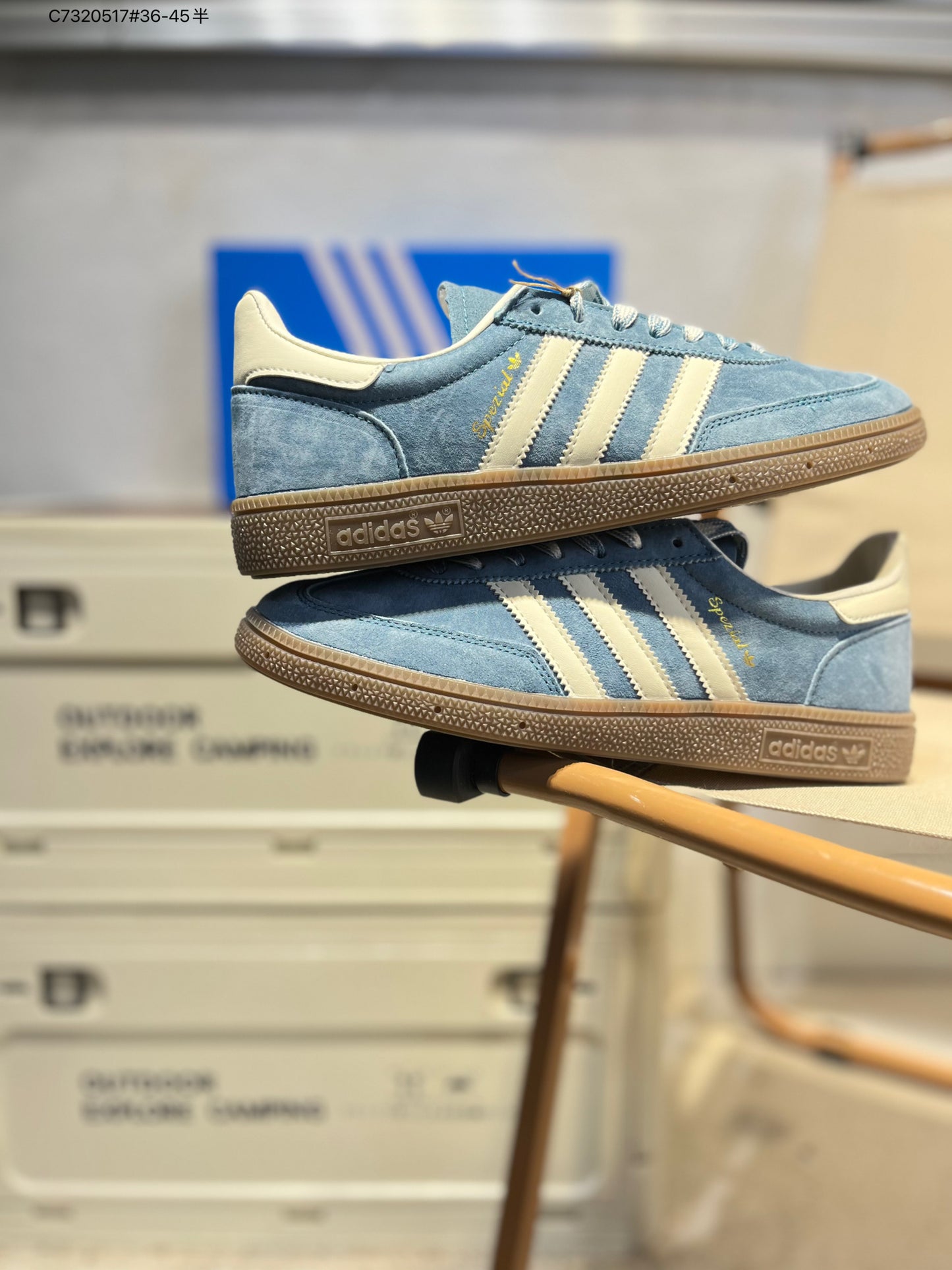 Sporty & Rich x Adidas Originals Handball SPZL "Burgundy" Blue KJ6017 C7320517
