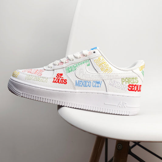 Nike Air Force 1’ 07 Low 'World Tour - White'