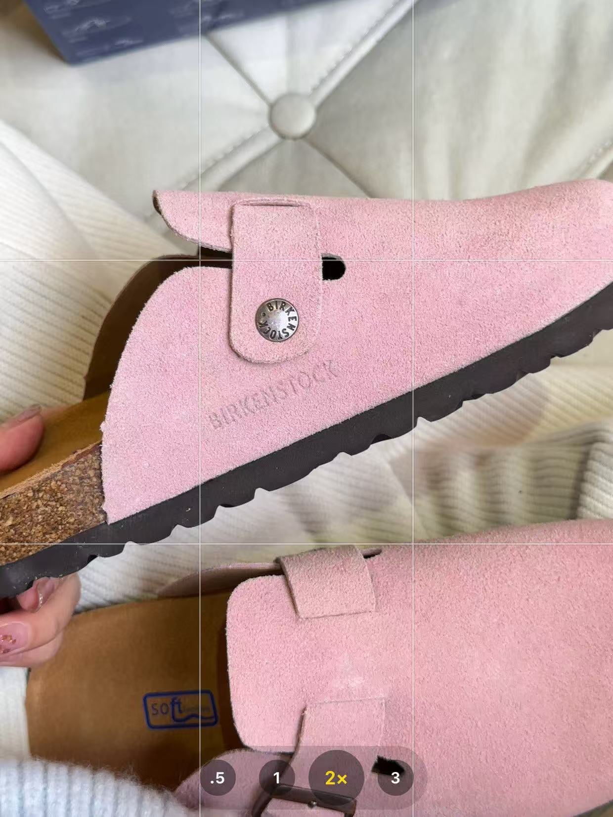 Birkenstock Boston Suede Pink 0060461