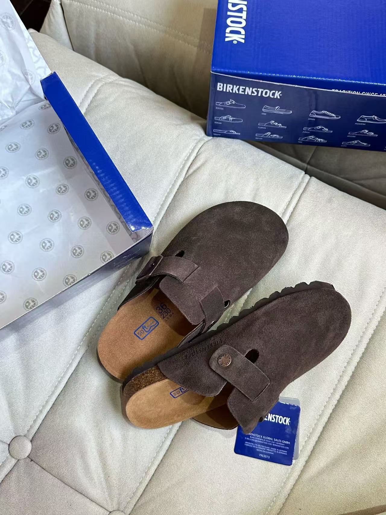 Birkenstock Boston Suede Brown 0060461