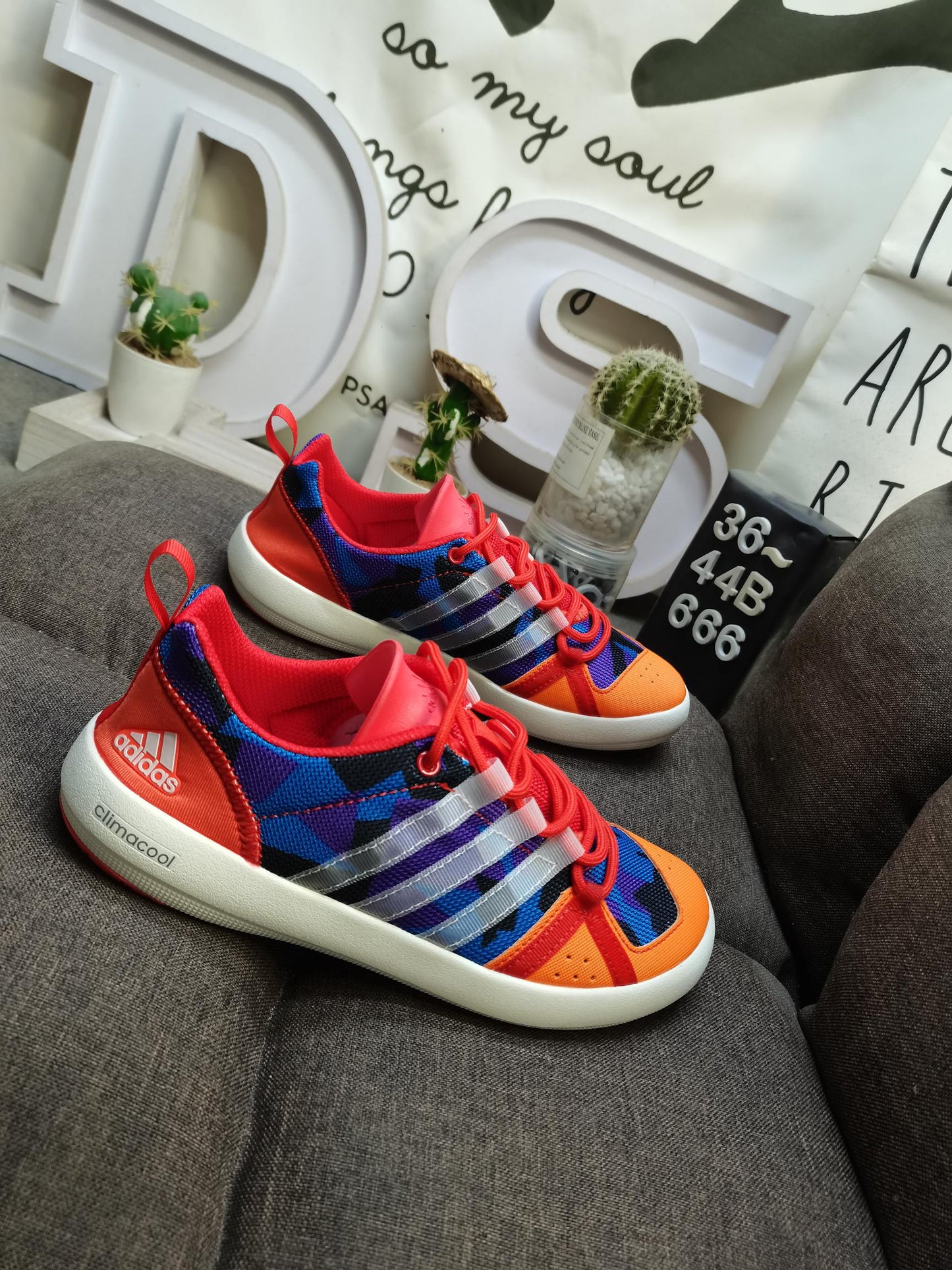Adidas CLIMACOOL BOAT LACE  GRAPHIC Red DS-666D