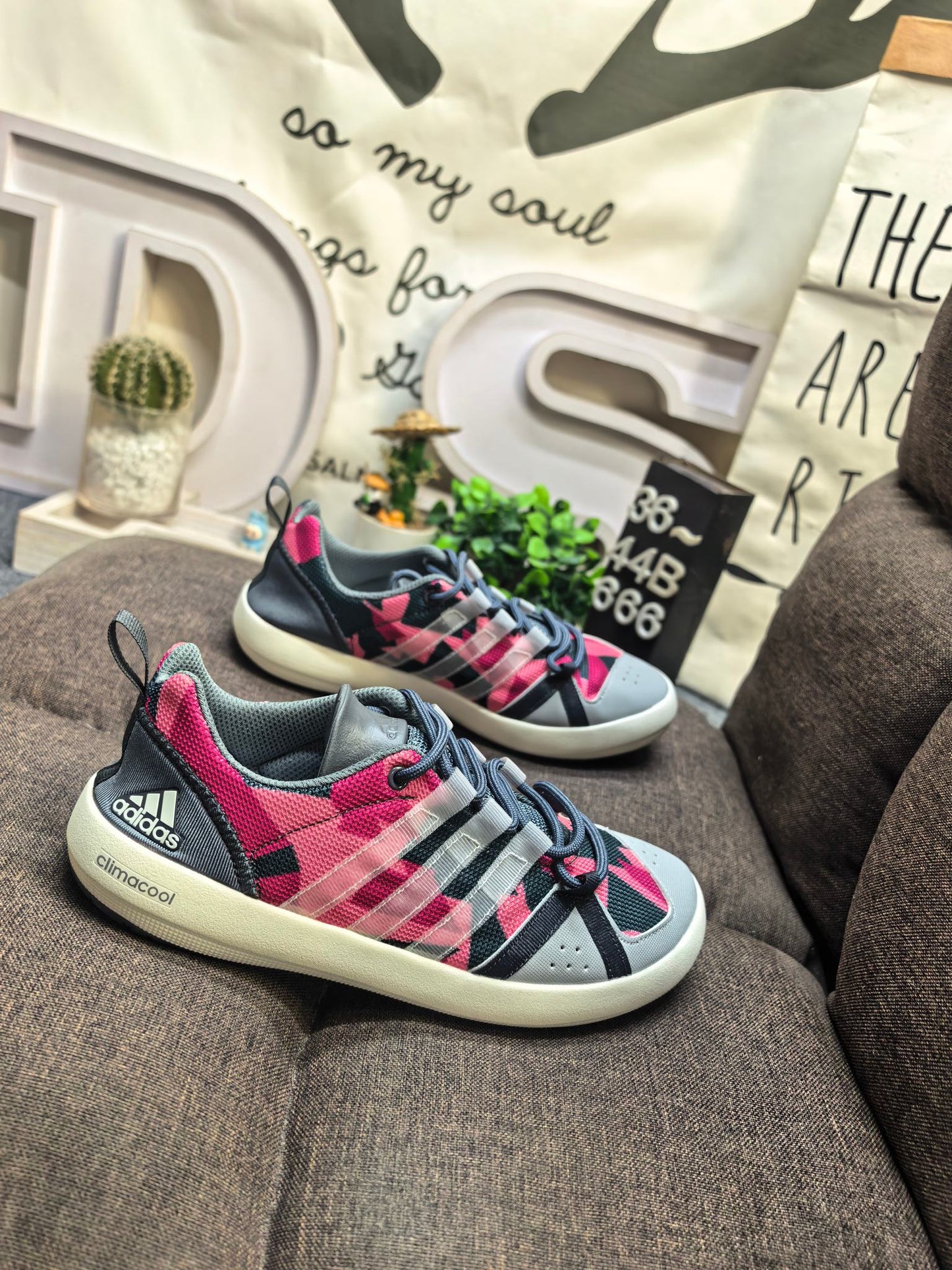 Adidas CLIMACOOL BOAT LACE  GRAPHIC Purple DS-666D
