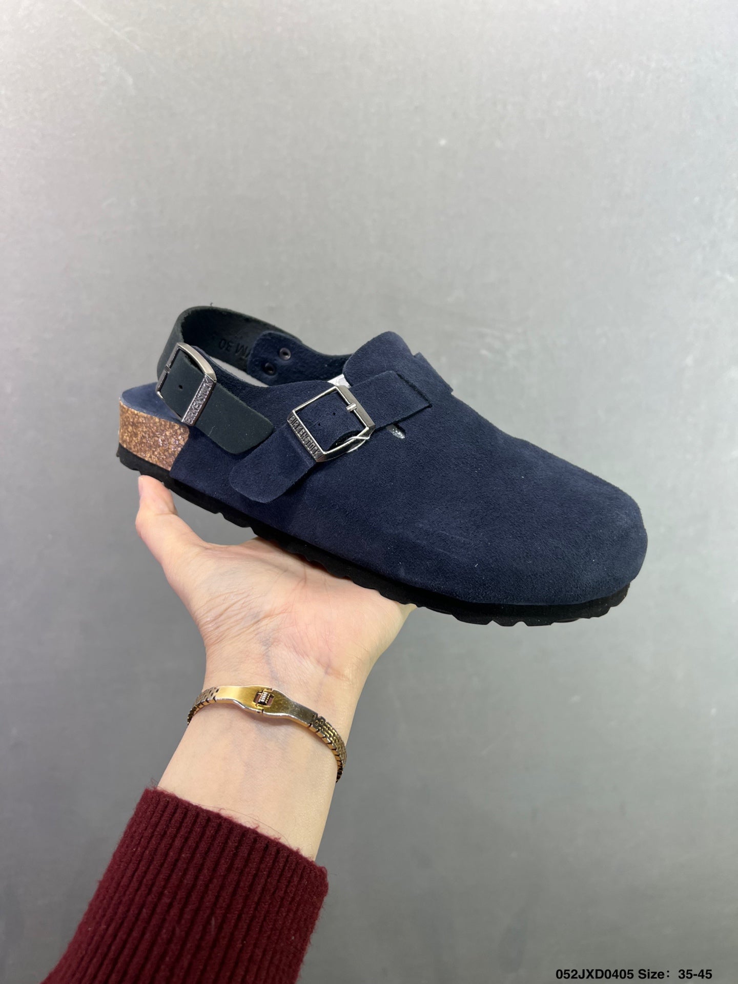 Birkenstock London Suede Leather Navy 1010503
