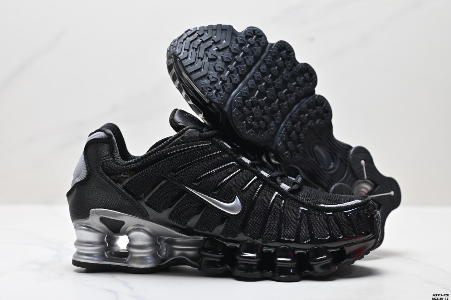 Nike Shox TL in the "Black/Metallic Silver"  CN0151-003