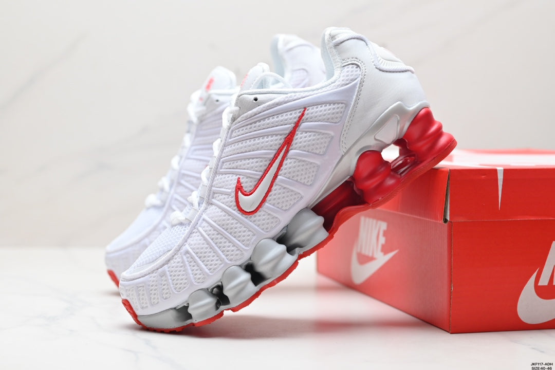 Nike Women's Shox TL 'Platinum Tint Gym Red' AR3566-002