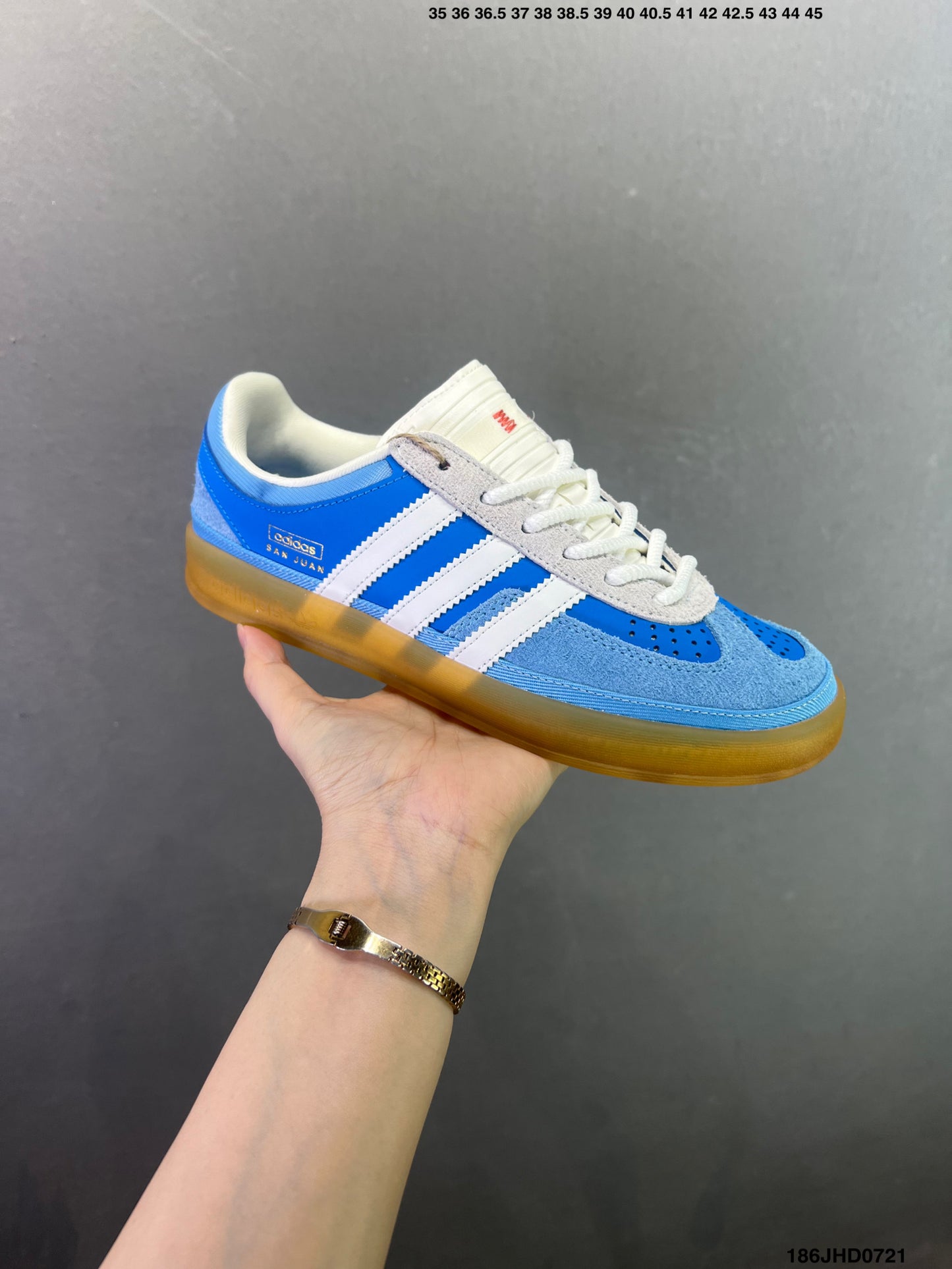 Bad Bunny x adidas originals GAZELLE INDOOR Blue JS5050 js5052