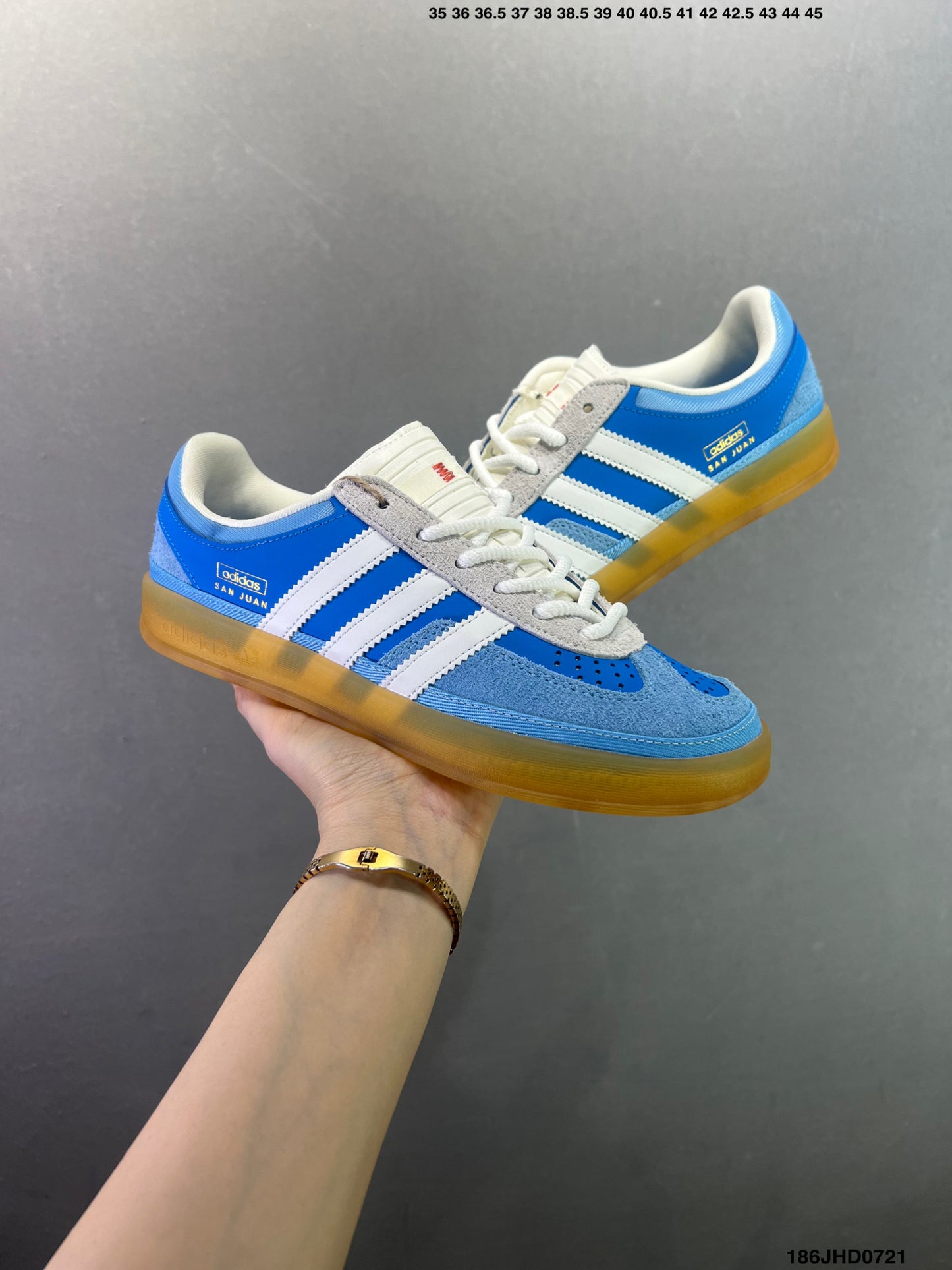 Bad Bunny x adidas originals GAZELLE INDOOR Blue JS5050 js5052