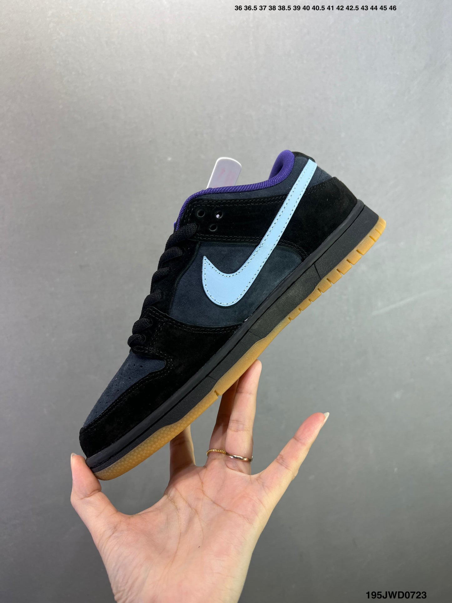 NIKE DUNK LOW ZoomAir Black-Blue HQ1625-200