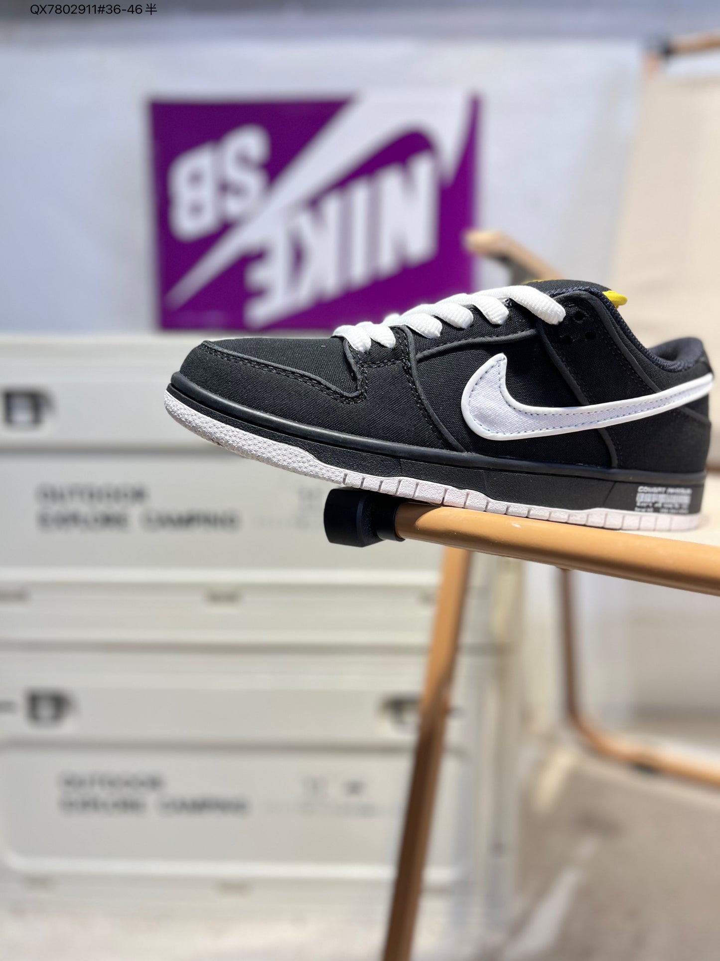 Nike SB Dunk Low Black-White DX6775 QX7802911