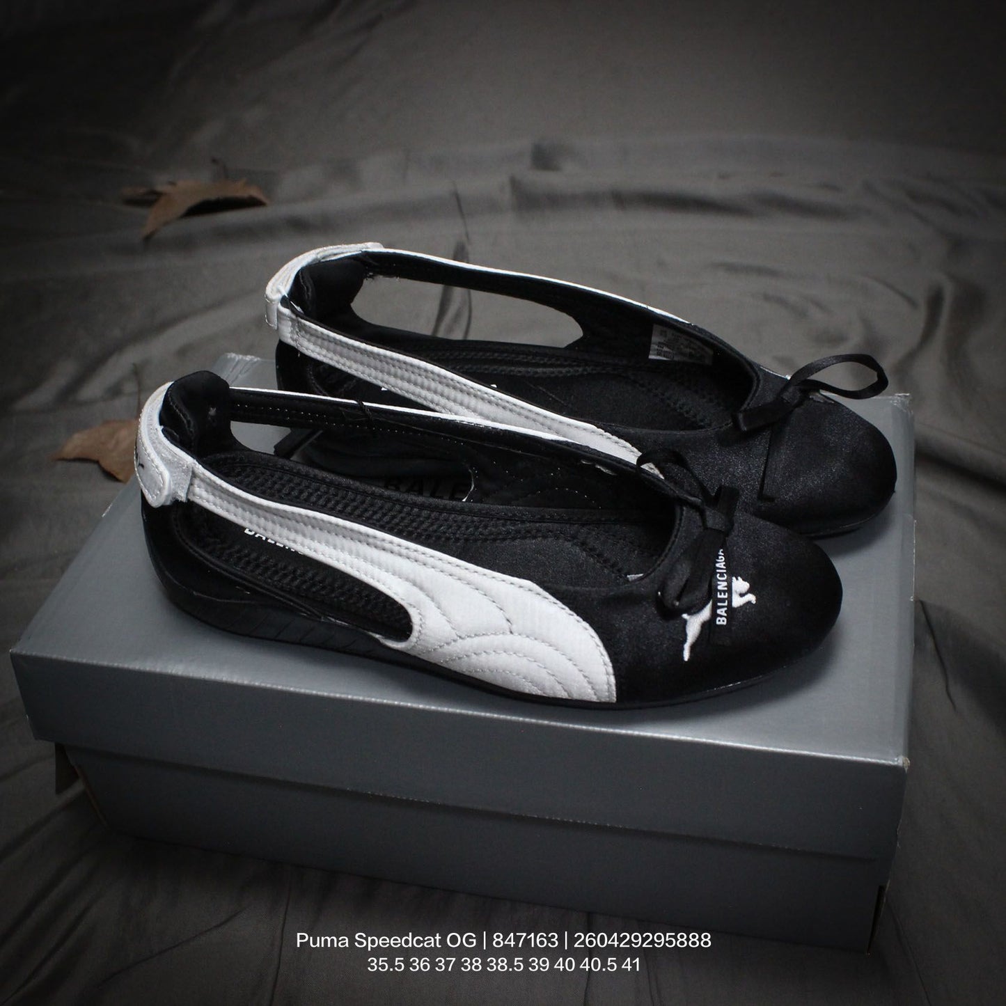 Puma Speedcat OG"White Red" Black-White 847163