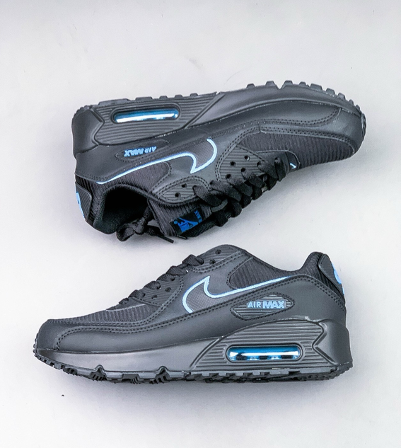 Nike Air Max 90 "Black University Blue" 006-231