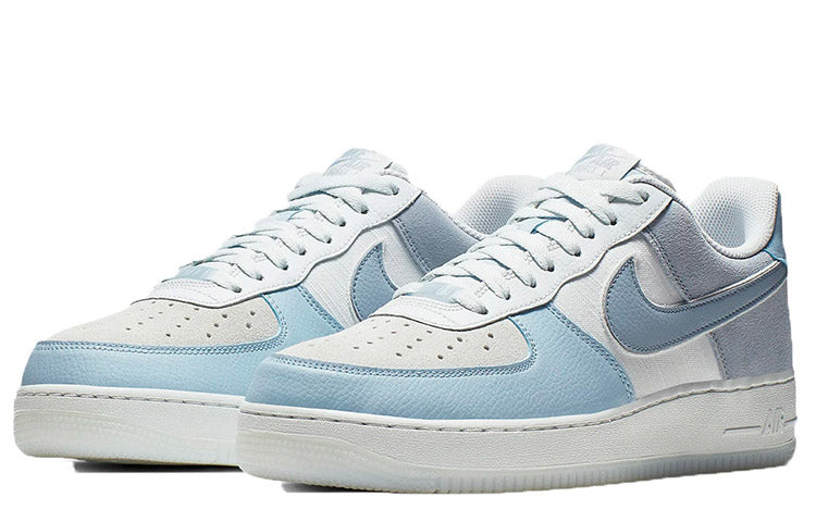 Nike Air Force 1 Low '07 LV8 'Light Armory Blue' Light Armory Blue/Obsidian Mist-Off White AO2425-400 KICKSOVER