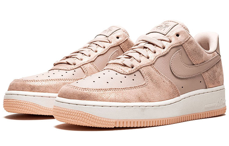 Nike Womens Air Force 1 Low '07 Premium 'Metallic Red Bronze' Metallic Red Bronze/Summit White-Crimson Tint-Particle Beige 616725-901 KICKSOVER