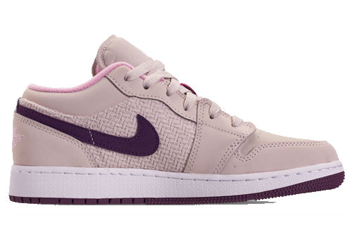 Air Jordan 1 Low'Night Purple' GS Night Purple/Pro Purple-Desert Sand-Light Arctic Pink 554723-500