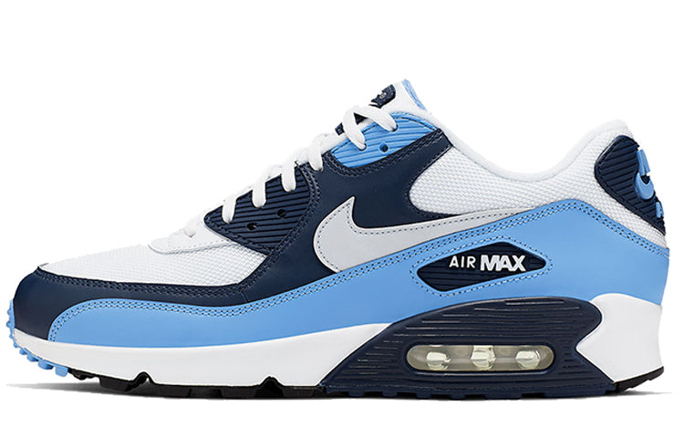 Nike Air Max 90 'UNC' white/pure platinum-university blue-midnight navy AJ1285-105 KICKSOVER