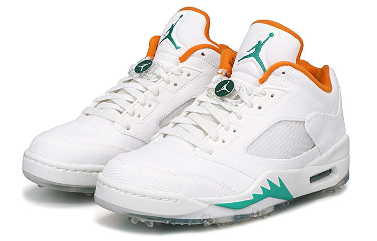 Air Jordan 5 Low Golf NRG 'Lucky and Good' Sail/Starfish/Neptune Green/Obsidian CW4204-100