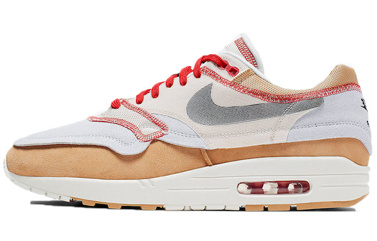 Nike Air Max 1 'Inside Out' Club Gold/Black/Pure Platinum/Desert Sand/Sail/University Red 858876-713 KICKSOVER