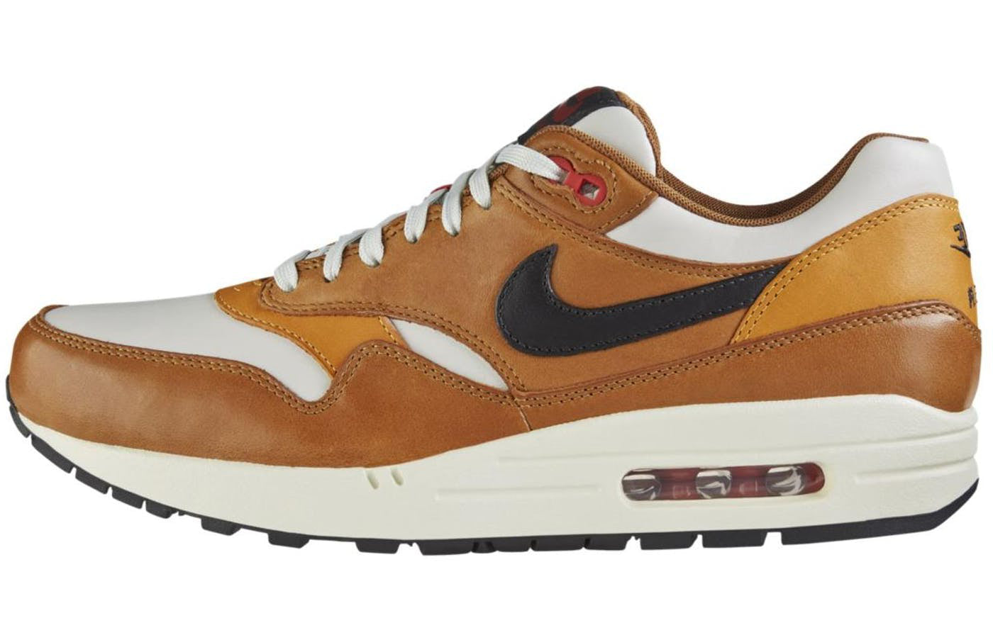 Nike Air Max 1 'Escape' Light Bone/Ale Brown/Bronze/Black Pine 718302-002 KICKSOVER