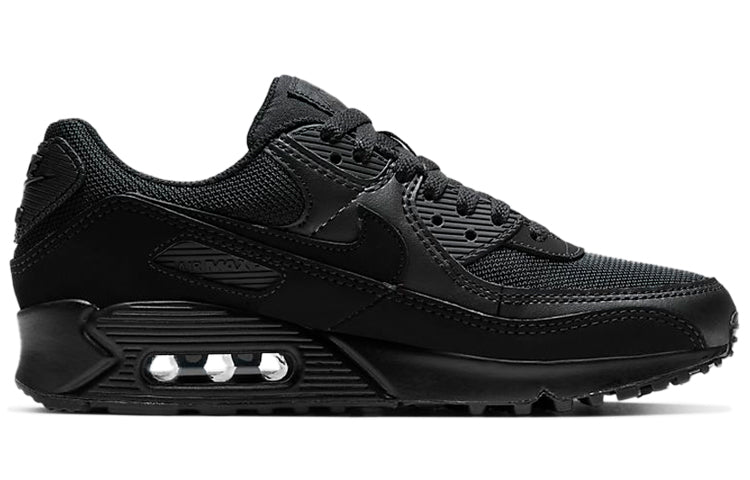 Womens Air Max 90 Recraft 'Triple Black' Blac/Black/Black/White CQ2560-002 KICKSOVER