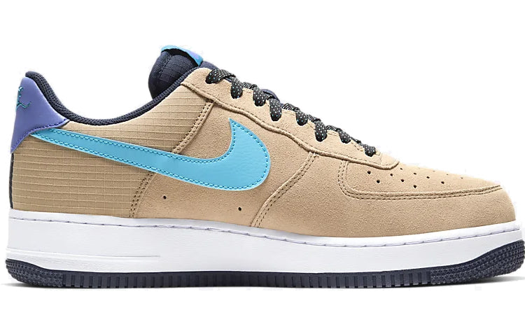 Nike Air Force 1 Low 'Khaki ACG' Khaki/Persian Violet/Bright Teal/Blue Fury CD0887-201 KICKSOVER