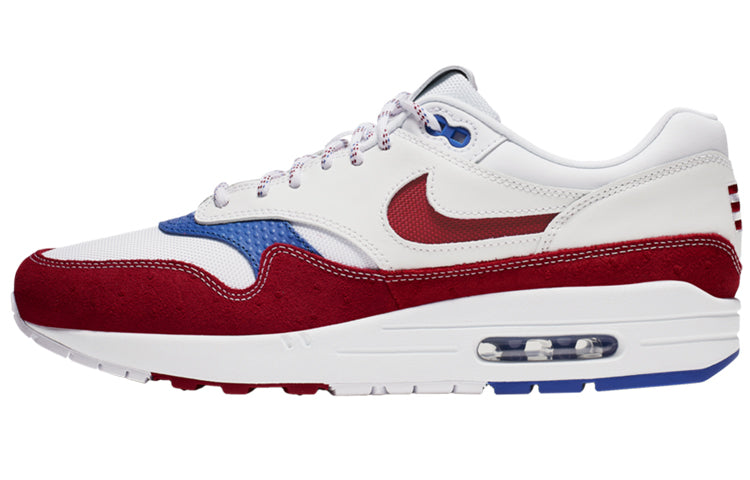 Nike Air Max 1 Premium 'Puerto Rico' White/Gym Red/Racer Blue CJ1621-100 KICKSOVER