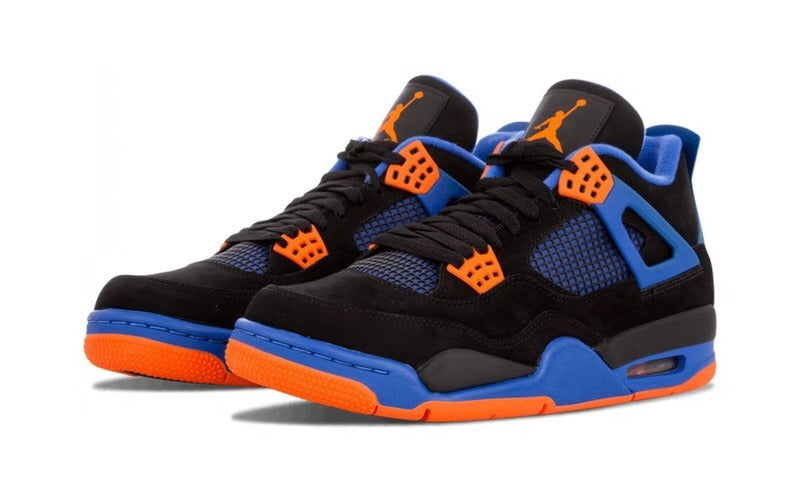 Air Jordan 4 Retro 'Cavs' Black/Safety Orange/Game Royal 308497-027