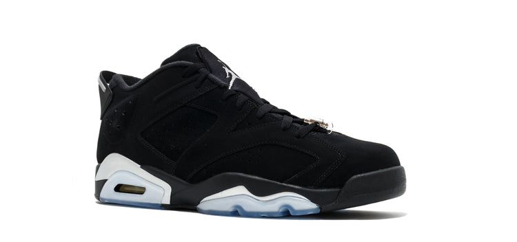 Air Jordan 6 Retro Low 'Chrome' 2002 Black/Metallic Silver 304401-061