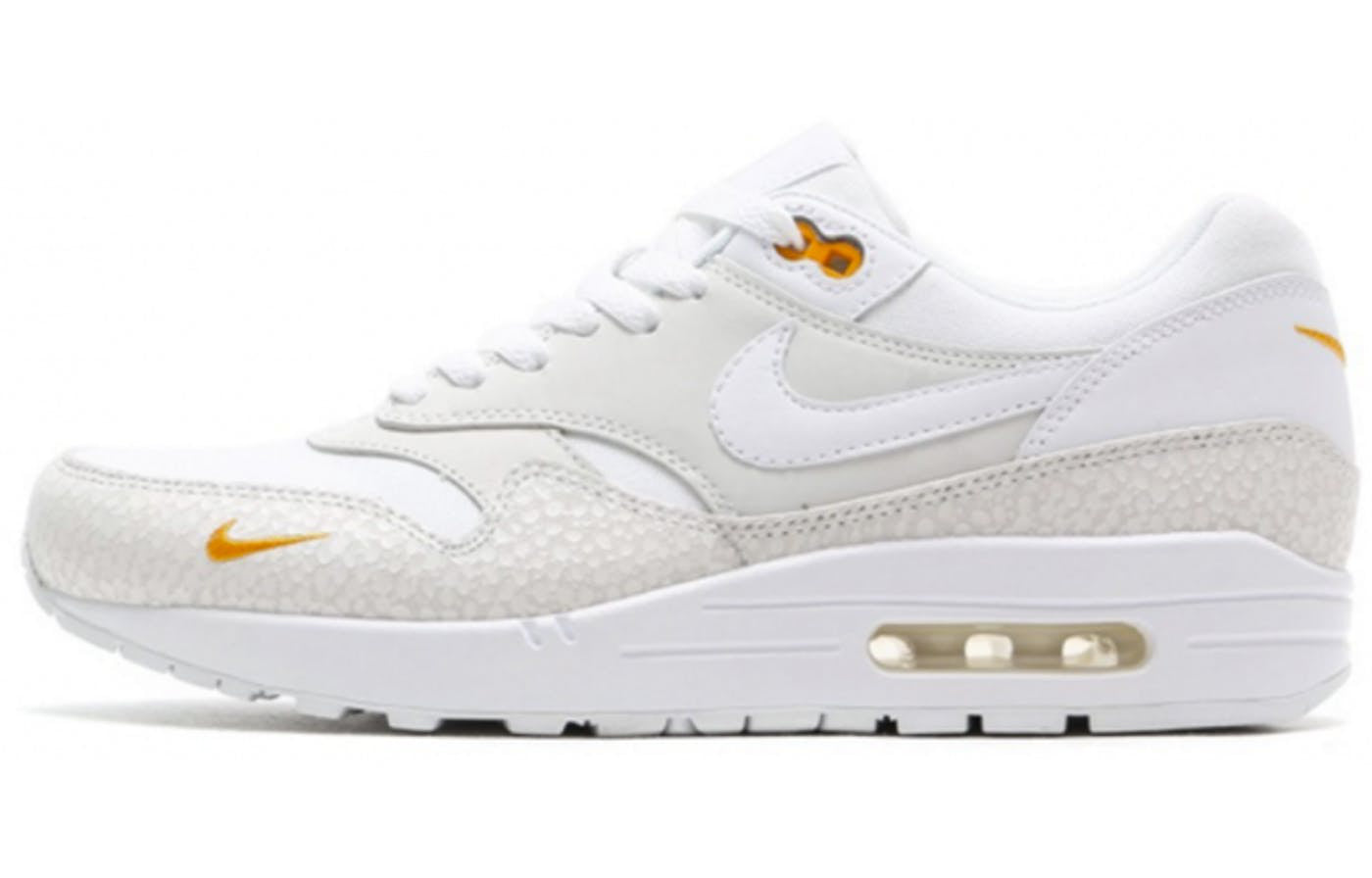 Nike Air Max 1 Prm 'Kumquat' White/White/Kumquat 512033-110 KICKSOVER