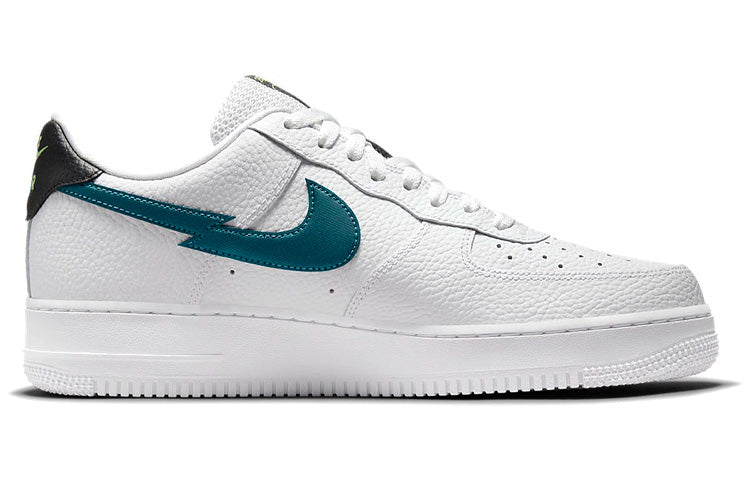 Nike Air Force 1 Low 'Lightning Bolt' White/Aquamarine/Lime Glow/Off Noir DJ6894-100 KICKSOVER