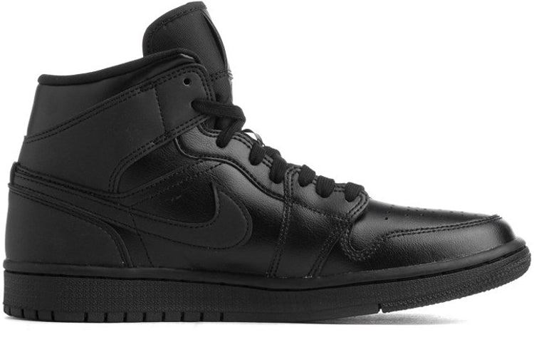 Womens WMNS Air Jordan 1 Mid Triple Black BQ6472-012