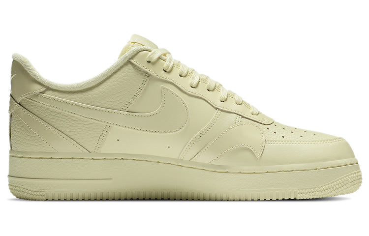 Nike Air Force 1 Low 'Misplaced Swoosh - Pale Yellow' Pale Yellow/Pale Yellow/Pale Yellow CK7214-700 KICKSOVER