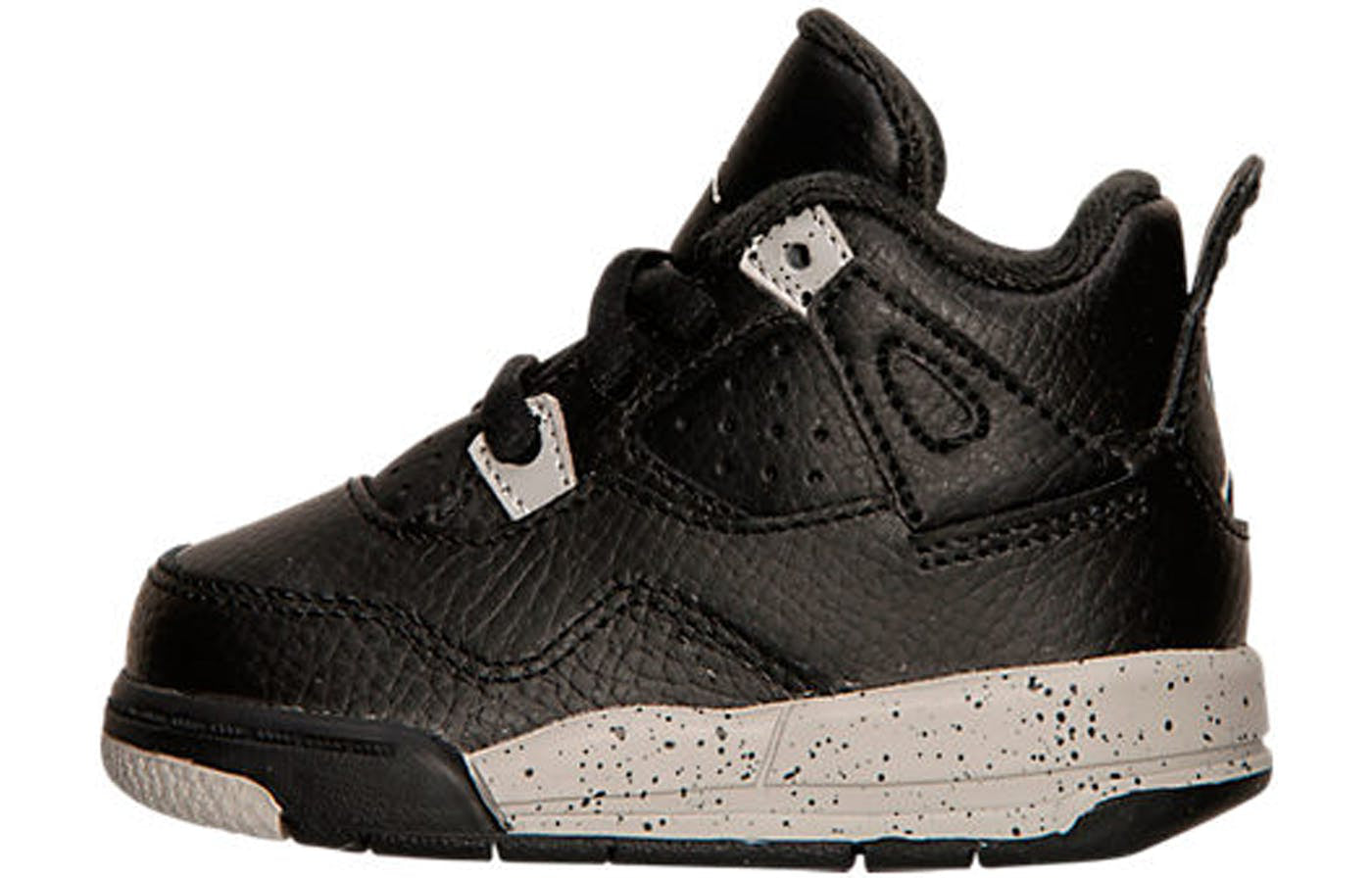 Air Jordan 4 Retro LS BP 'Black Grey' Black/Grey/White 707432-003