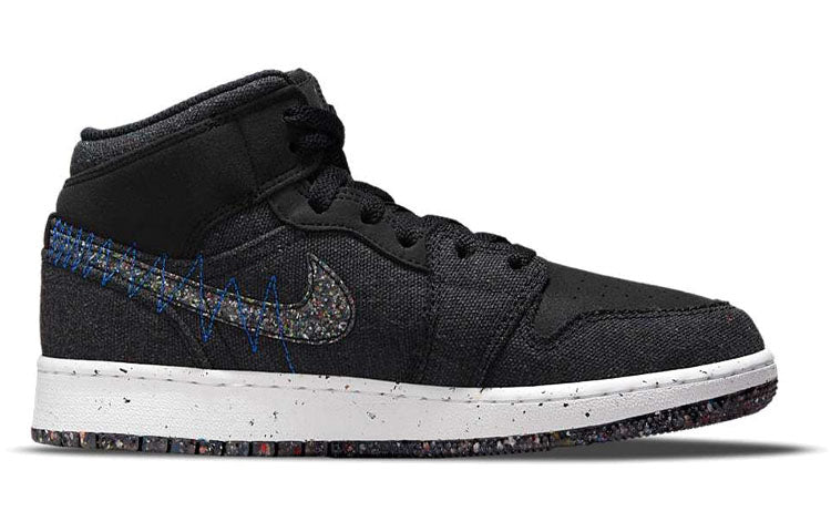 Air Jordan 1 Mid Crater GS Black Racer Blue DM4334-001