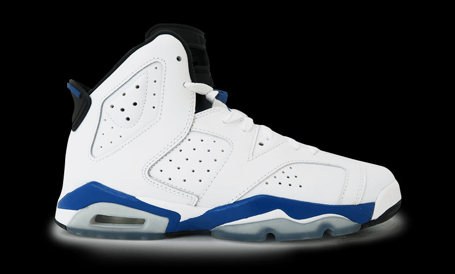 Air Jordan 6 Retro BG Sport Blue 384665-107