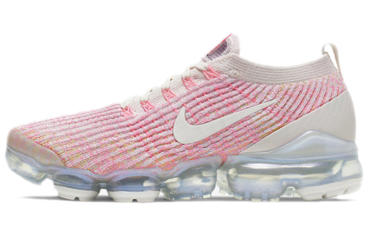 Nike Womens Air VaporMax Flyknit 3 Sunset Pink Sonic Yellow AJ6910-008 KICKSOVER