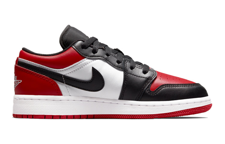 Air Jordan 1 Low GS Bred Toe 553560-612