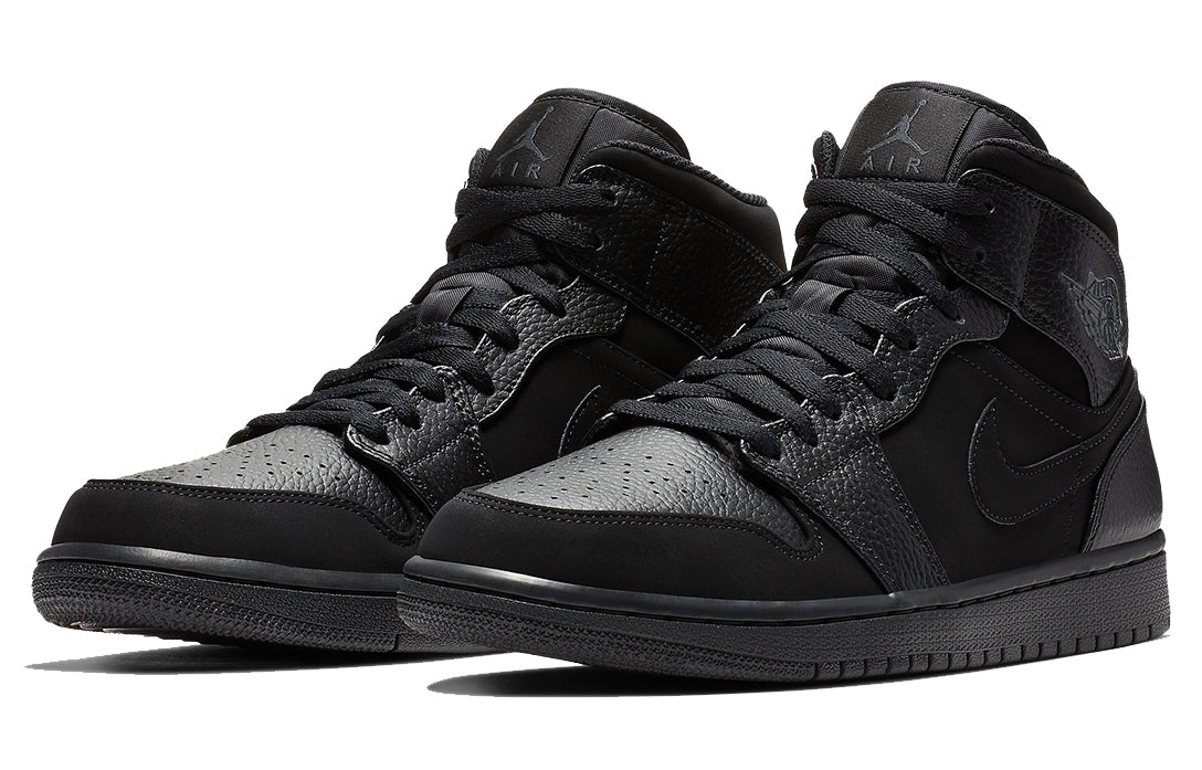 Air Jordan 1 Mid Black 554724-064