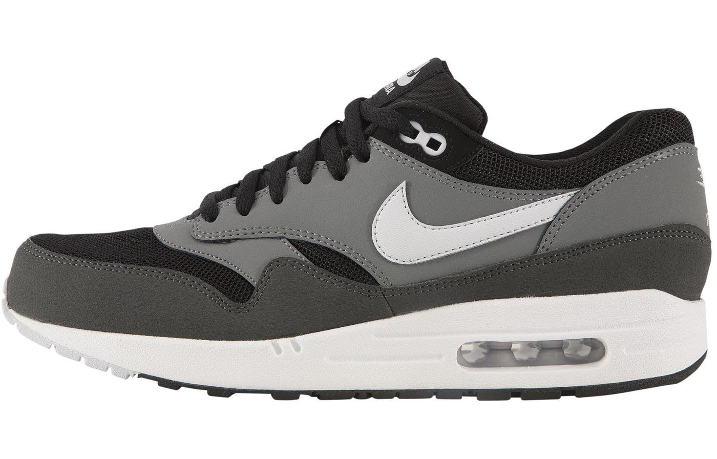 Nike Air Max 1 Black Geyser Grey 537383-001 KICKSOVER