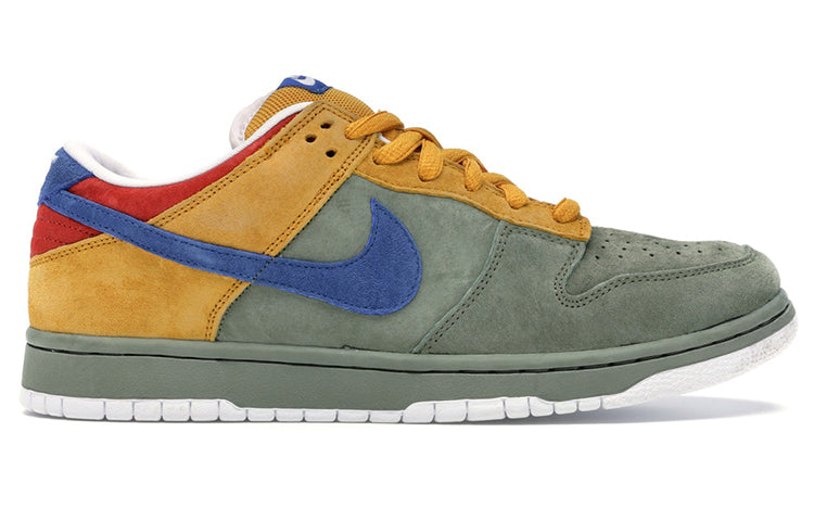 Nike Dunk Low Premium SB Skateboard 'Puff N Stuff' Oil Green/International Blue 313170-341