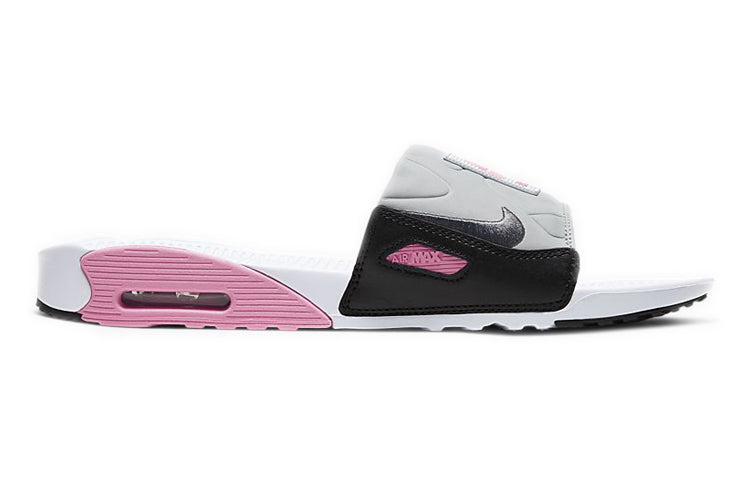 Nike Air Max 90 Slide 'Rose' White/Rose/Pure Platinum/Cool Grey BQ4635-100 KICKSOVER