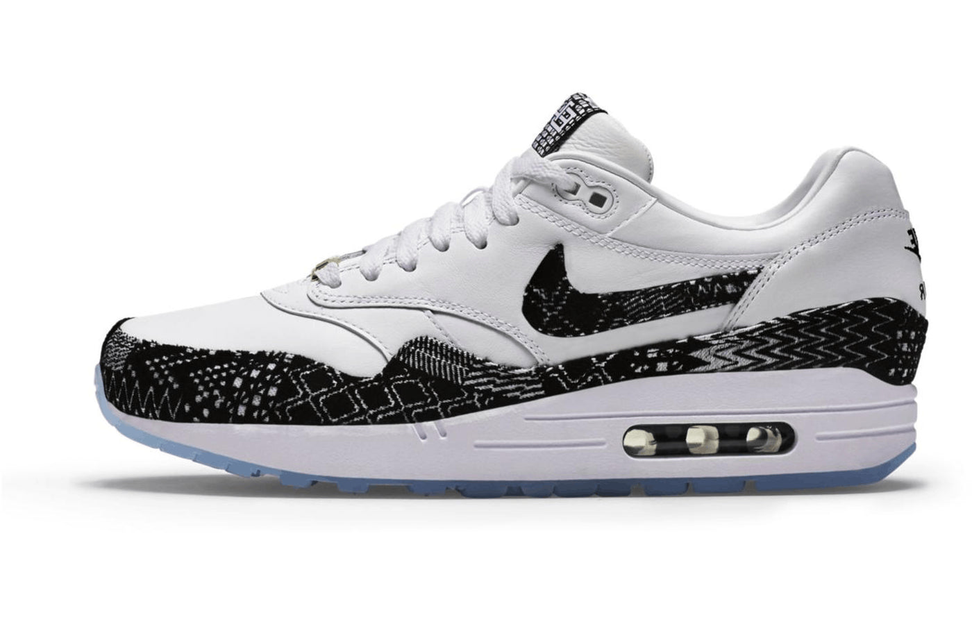 Nike Air Max 1 'BHM' 2015 White/Metallic Gold/Black 739386-100 KICKSOVER