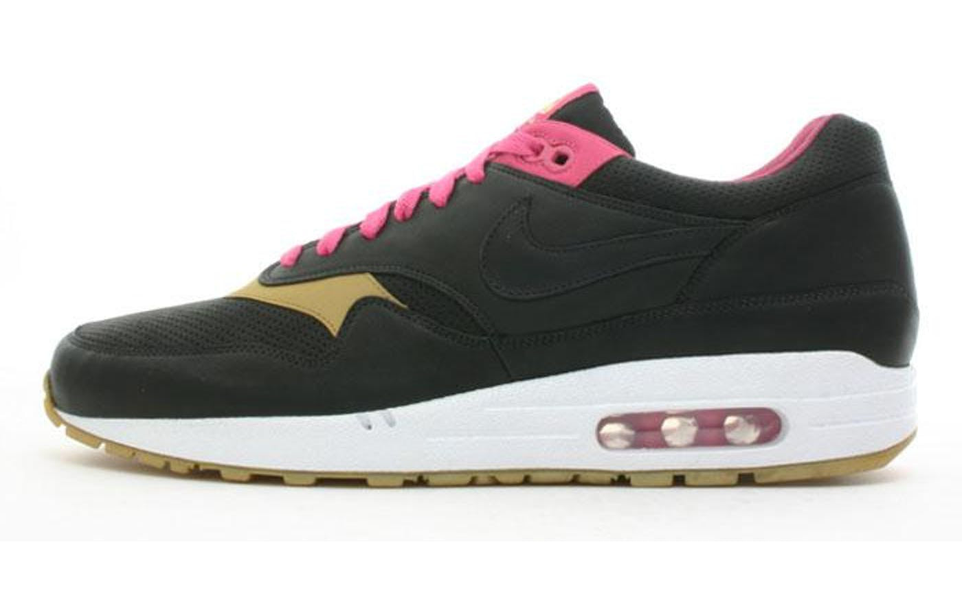 Nike Kid Robot x Air Max 1 Black/Black/Hot Pink/Metallic Gold 311745-001 KICKSOVER