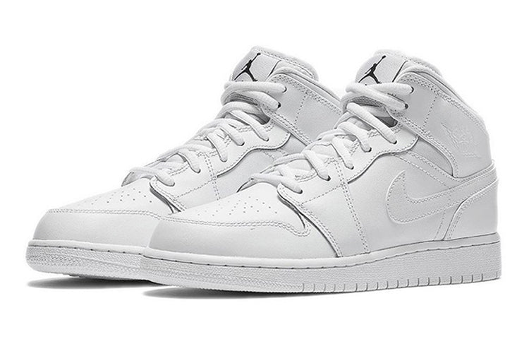 Air Jordan 1 Mid BG White 554725-110