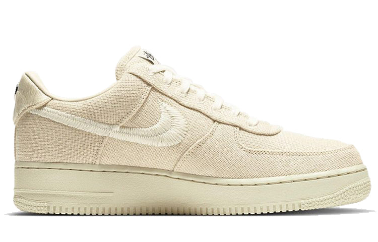 Nike Stussy x Air Force 1 Low 'Fossil' Fossil Stone/Sail/Off White CZ9084-200 KICKSOVER