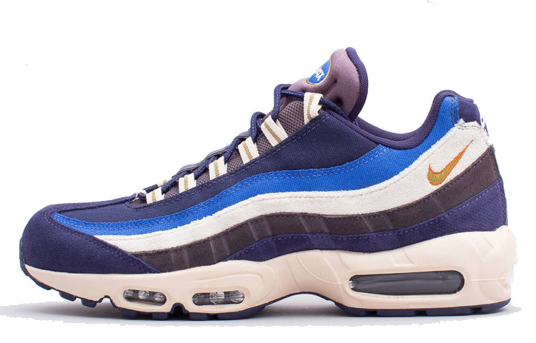 Nike Air Max 95 Premium 'Blackened Blue' Blackened Blue/Camper Green-Monarch 538416-404 sneakmarks