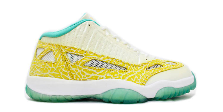 Air Jordan 11 Retro Low LS 'Azure' White/Varsity Maize-Azure 316319-171