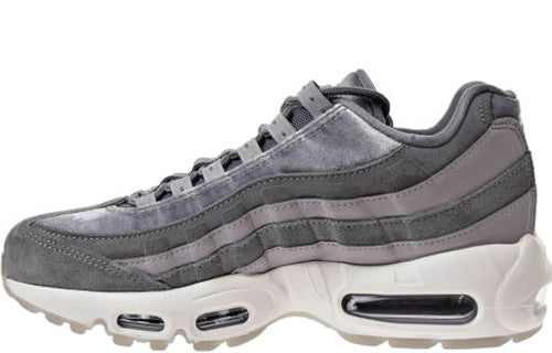 Nike Womens Air Max 95 LX 'Gunsmoke' Gunsmoke/Atmosphere Grey-Summit White AA1103-003 sneakmarks