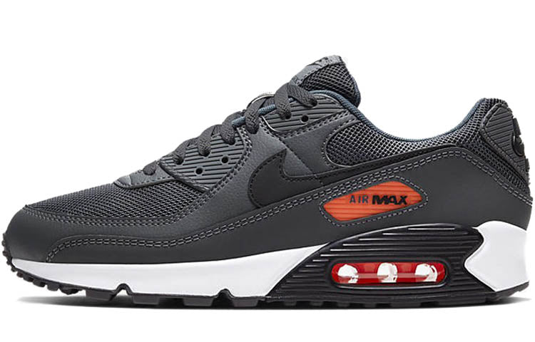 Nike Air Max 90 'Dark Grey' Iron Grey/Black/Total Orange CW7481-001 KICKSOVER